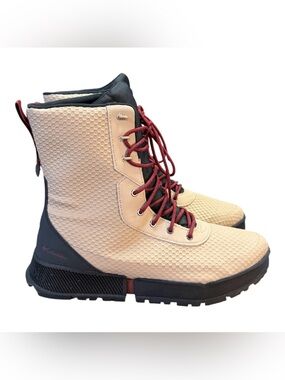 Columbia Hyper-Boreal Omni-Heat Tall Winter Boots Oxford Tan Red Men’s Size 11